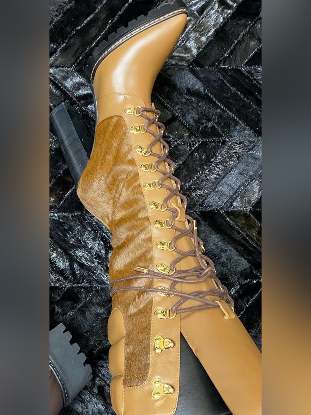 Jennifer Le Butterscotch Driftwood Boots